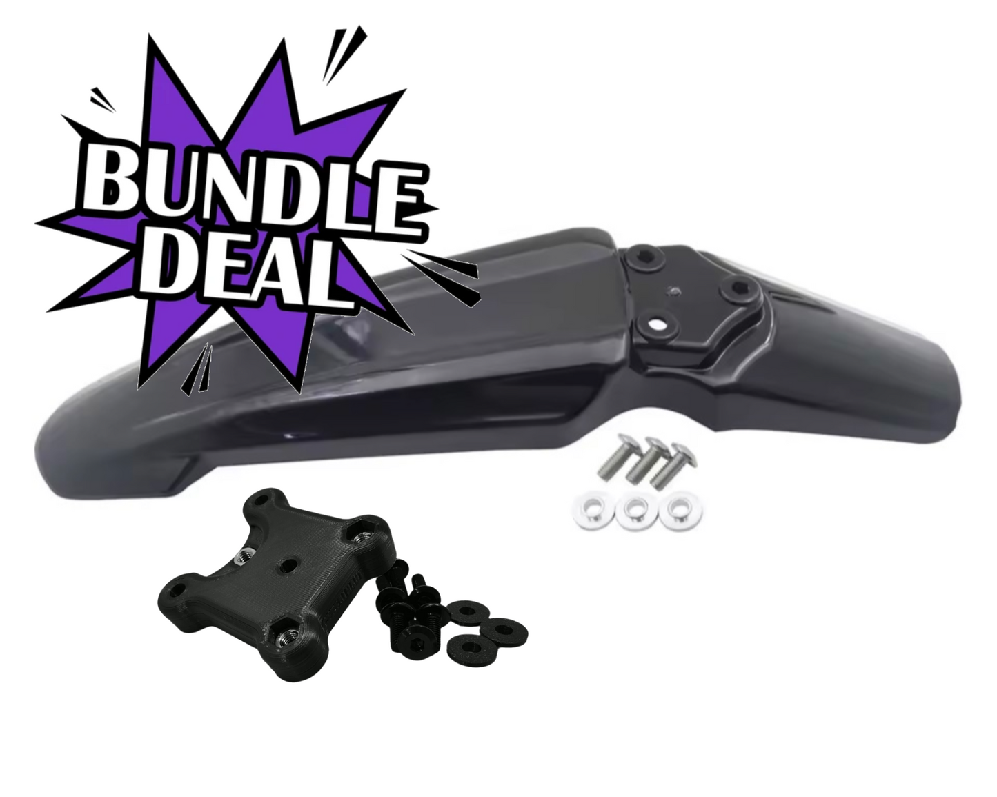 Universal Surron Front Fender – Fits Strike Shadow, Tuttio, RiderX, EM-5 & More | Cerealnaut Adapter Ready