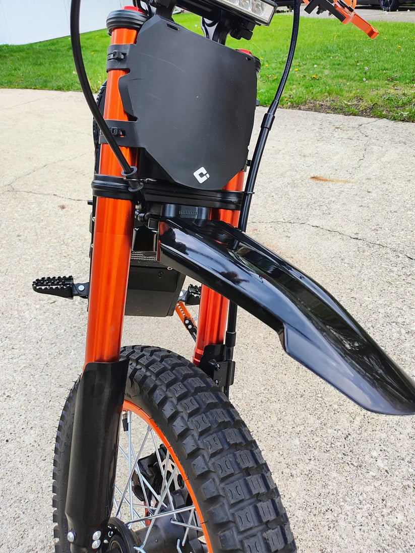 Universal Surron Front Fender – Fits Strike Shadow, Tuttio, RiderX, EM-5 & More | Cerealnaut Adapter Ready
