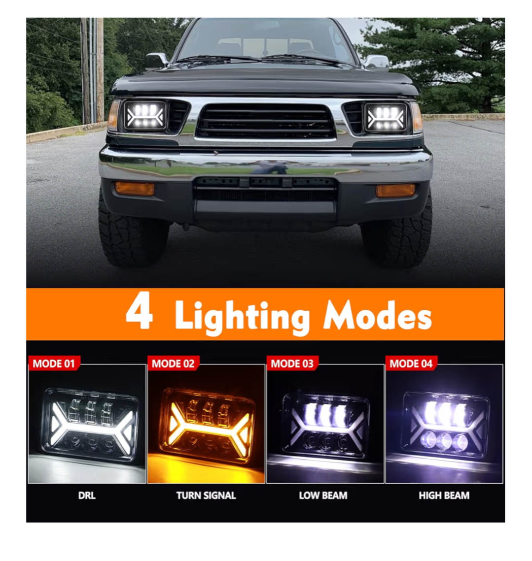 Yamaha BW200 / BW350 Big Wheel LED Headlight Bezel Mount Bundle – OEM & DC Plastics Compatible
